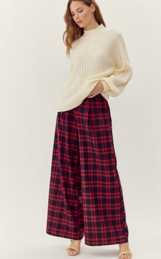 Morgan Plaid Pants