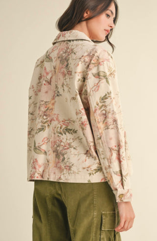 Francis Floral Denim Jacket