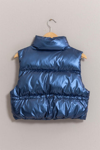 Collins Metallic Puffer Vest