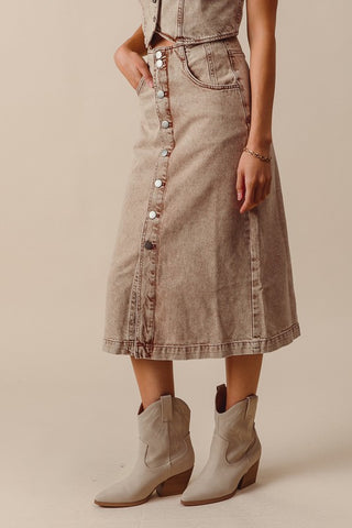 Vivian Denim Skirt