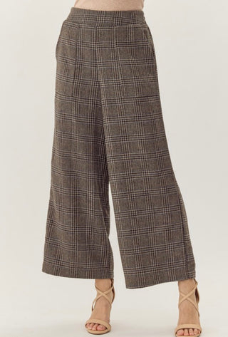 Logan Check Print Pants