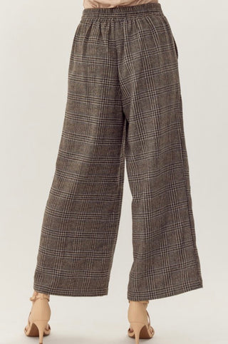 Logan Check Print Pants