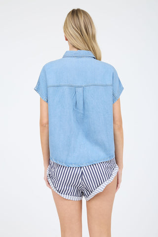 Honey Chambray Top