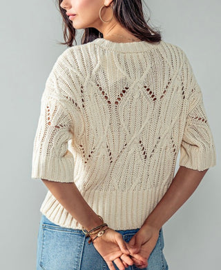 Jenny Crochet Sweater