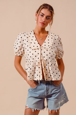 Ada Polka Dot Top