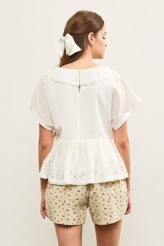 Coco Eyelet Top