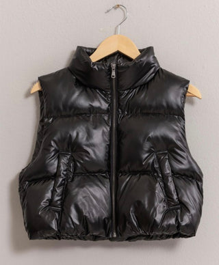 Collins Metallic Puffer Vest