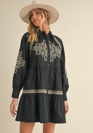 Maeve Embroidered Dress