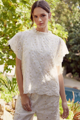 Celeste Lace Top