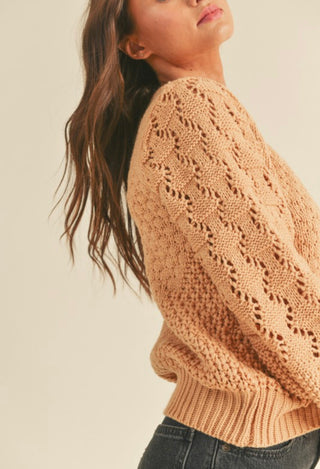 Pointelle Sweater